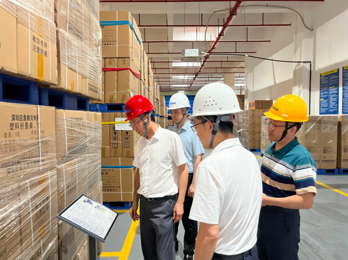 省粮食和储备局赴深圳市调研物资储备工作